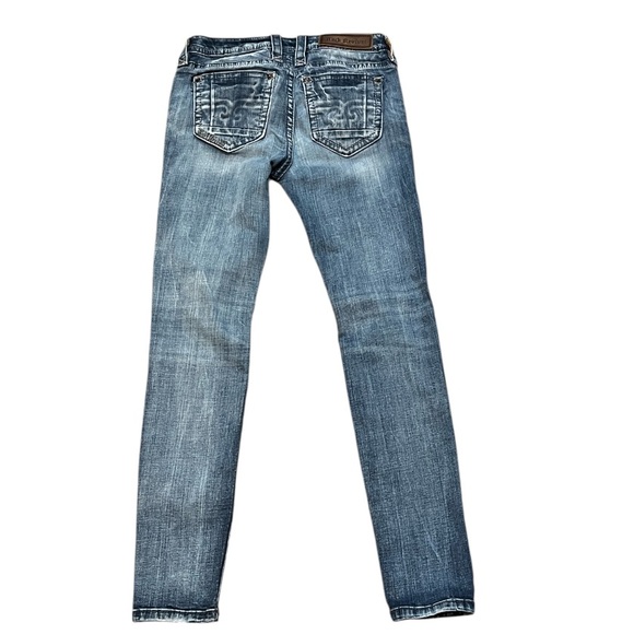 Rock Revival Muna Mid Rise Light Blue Skinny Jeans - Picture 3 of 12